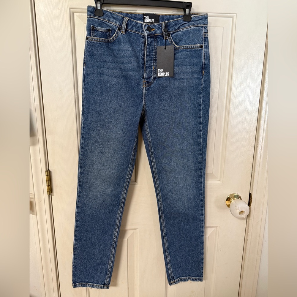 NWT - The Kooples Distressed Blue Jeans